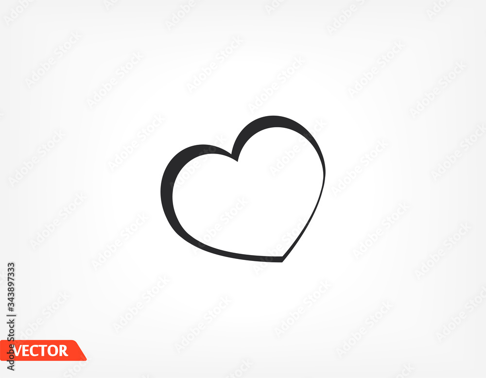 heart icon beautiful heart. love in the icon. heart vector graphics. eternal love. linear graphics 10 eps line heart icon beautiful heart. love in the icon. heart vector graphics. eternal love. linear graphics 10 eps line