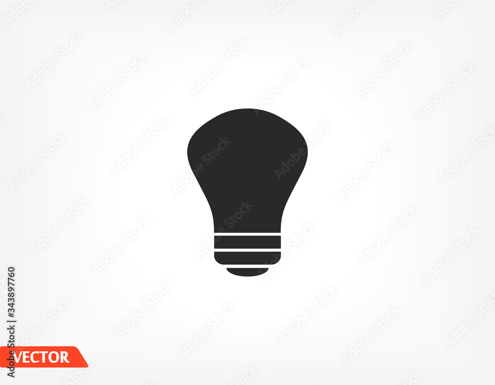 bulb icon. Vector Eps 10 . Lorem Ipsum Flat Design bulb icon. Vector Eps 10 . Lorem Ipsum Flat Design