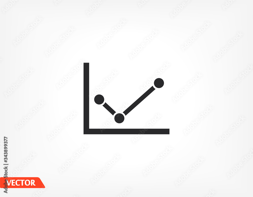 chart icon . Vector Eps 10 . Lorem Ipsum Flat Design chart icon . Vector Eps 10 . Lorem Ipsum Flat Design