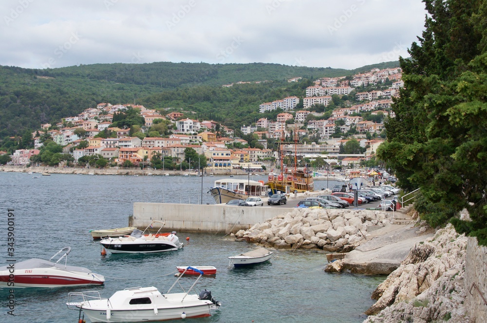Rabac - Kroatien - Hafen und Dorf