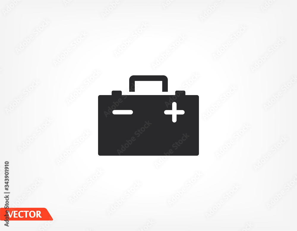 car battery icon. battery for car. EPS 10 vector flat design. the work is done for your use for your purposes and purposes. car battery icon. battery for car. EPS 10 vector flat design. the work is done for your use for your purposes and purposes.