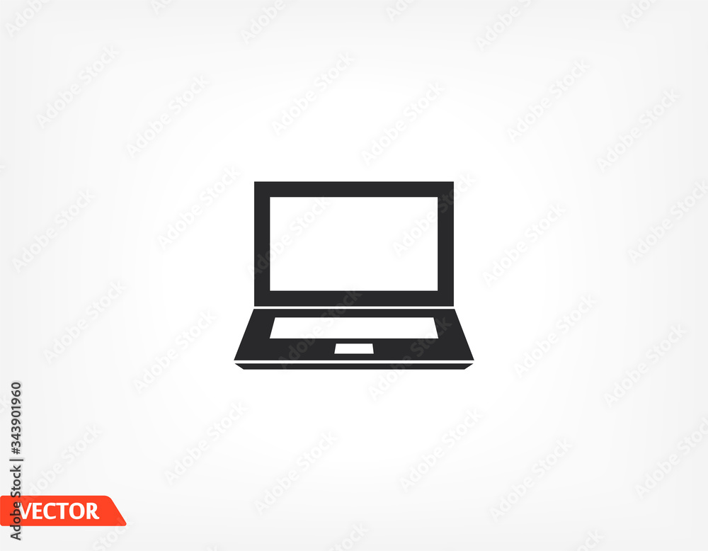 laptop icon, Vector Eps 10 . Lorem Ipsum Flat Design laptop icon, Vector Eps 10 . Lorem Ipsum Flat Design