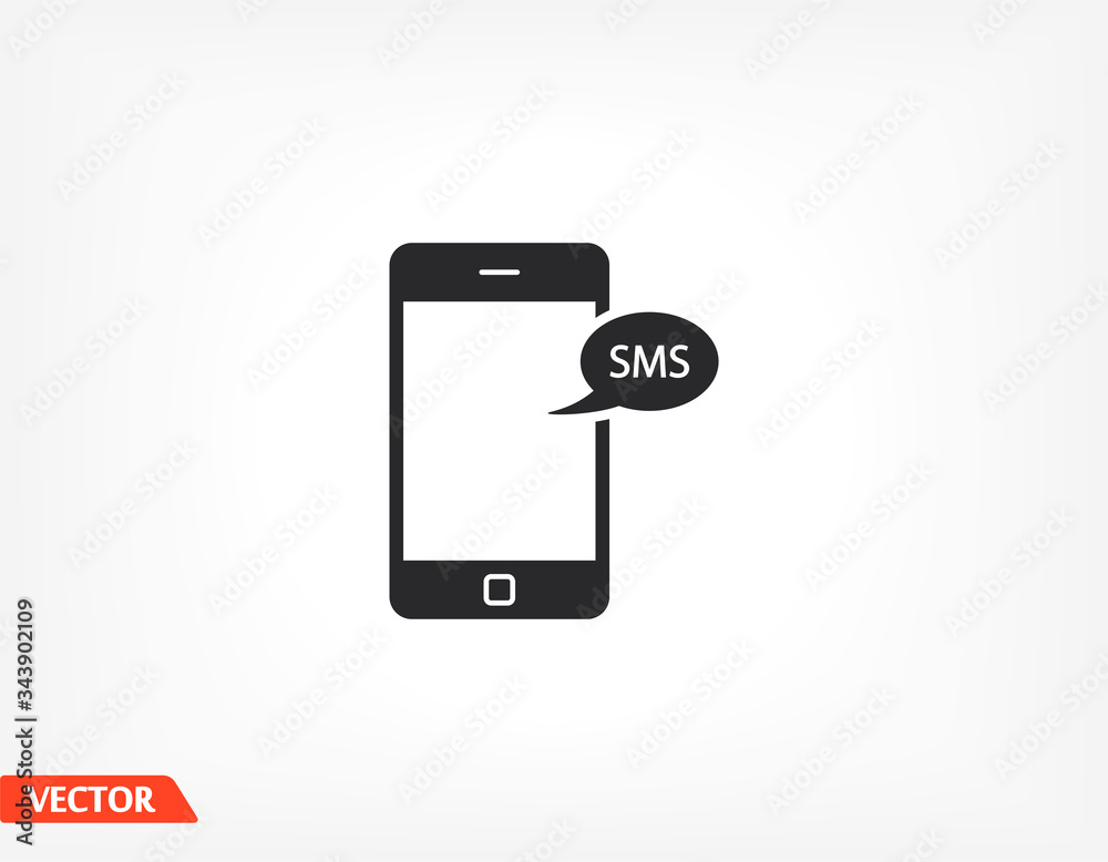 Contour sms phone icon isolated on application, sms phone logo, user interface. Editable barcode sms phone. Vector illustration. Eps10 sms phone. Contour sms phone icon isolated on application, sms phone logo, user interface. Editable barcode sms phone. Vector illustration. Eps10 sms phone.