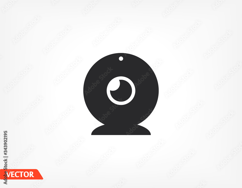 webcam icon in trendy flat style. webcam icon. webcam symbol for your website design, webcam smartphone logo, application in the webcam. Vector illustration, EPS 10 . webcam icon in trendy flat style. webcam icon. webcam symbol for your website design, webcam smartphone logo, application in the webcam. Vector illustration, EPS 10 .