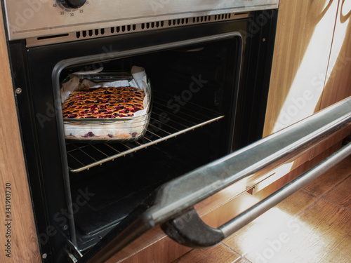 cooking in the oven