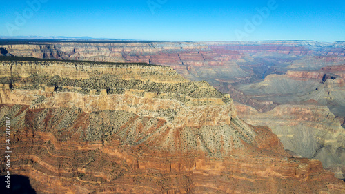 Aerial view of the South Rim, Grand Canyon, Arizona, USA