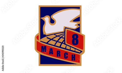 Soviet icon holiday the eighth of March