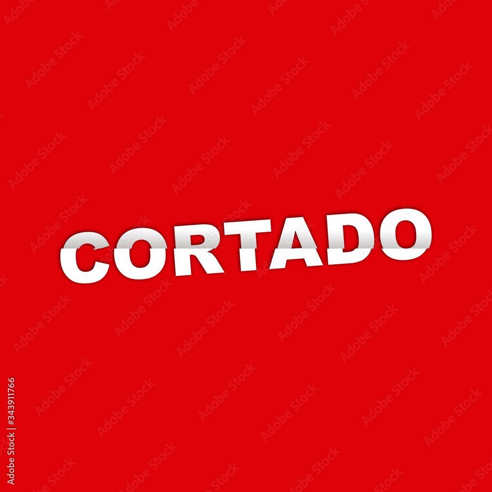 efecto de texto cortado efecto de texto cortado