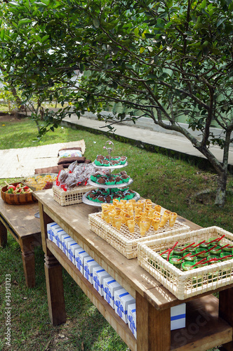 Sweet table. Child's birthday.