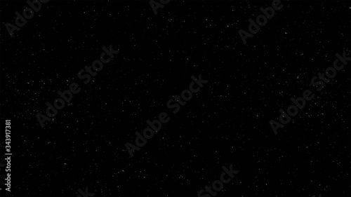 Starry sky stars twinkle vector space background