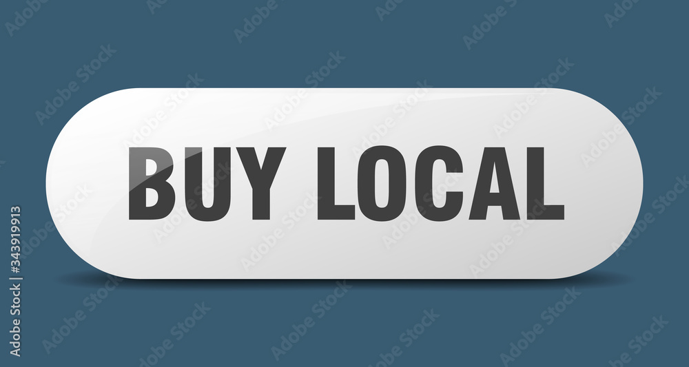 buy local button. buy local sign. key. push button.