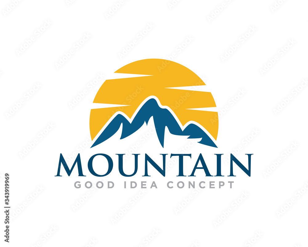 Mountain Logo Icon Design Vector Mountain Logo Icon Design Vector