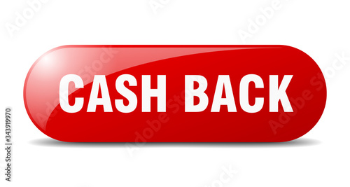 cash back button. cash back sign. key. push button.