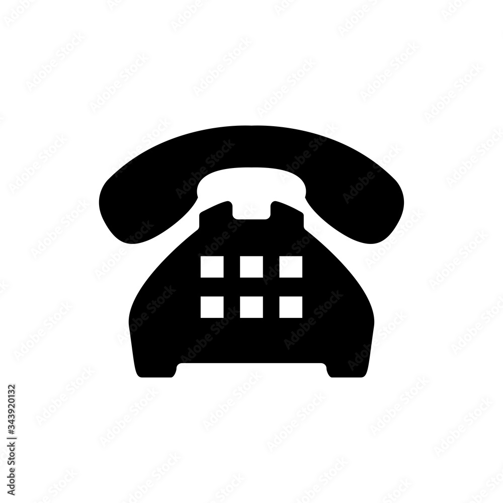 Phone icon trendy flat design Phone icon trendy flat design