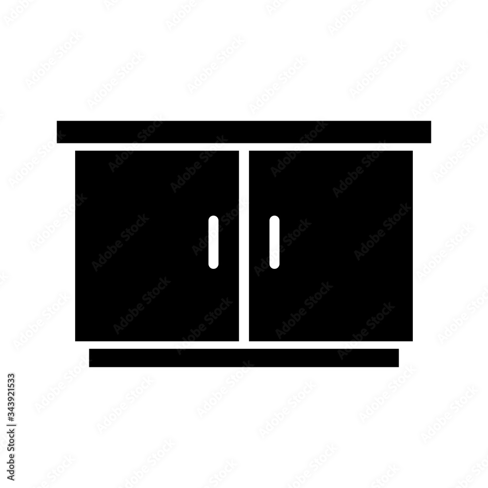 wardrobe - interior icon vector design template wardrobe - interior icon vector design template