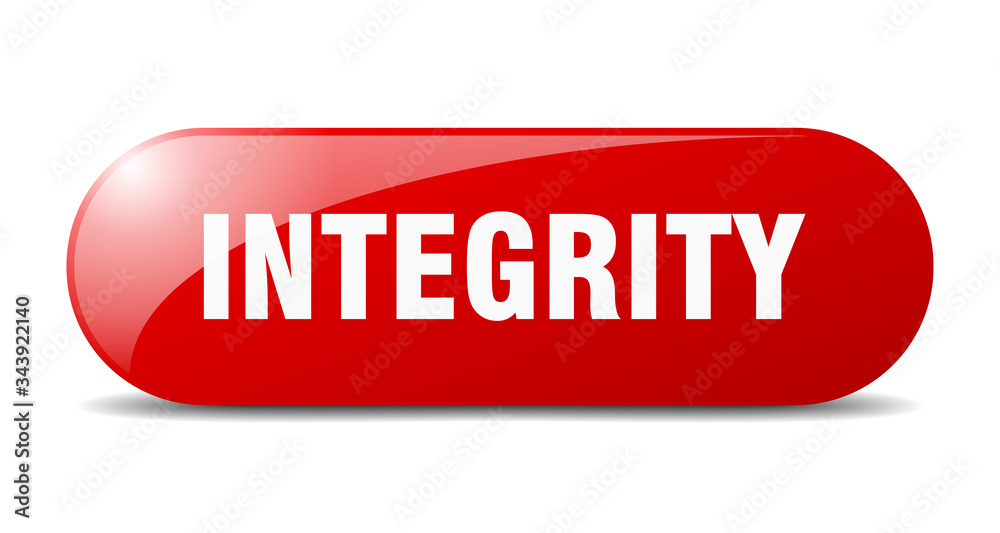 integrity button. integrity sign. key. push button. integrity button. integrity sign. key. push button.