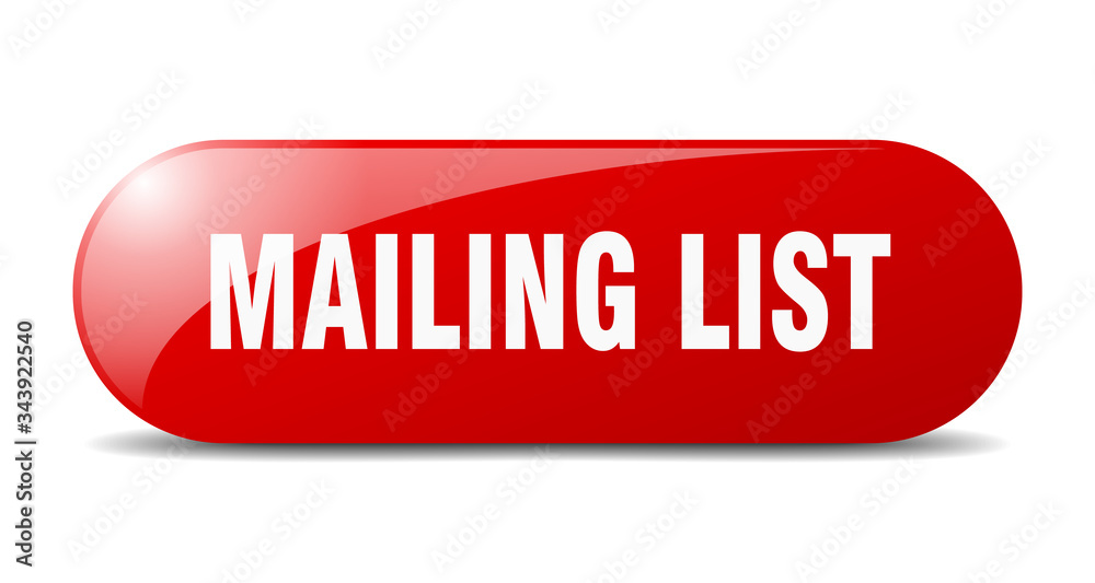 mailing list button. mailing list sign. key. push button. mailing list button. mailing list sign. key. push button.