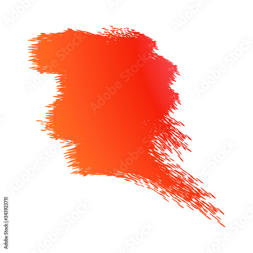 Abstraction for the background, orange brush strokes