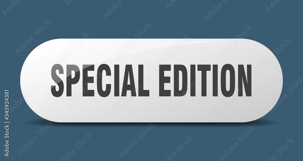 special edition button. special edition sign. key. push button.