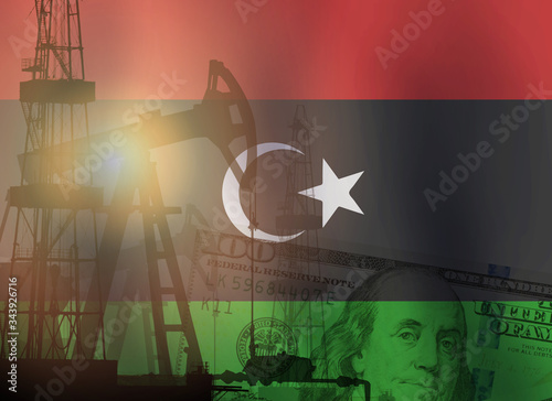 Fotografi Crude oil and petroleum concept