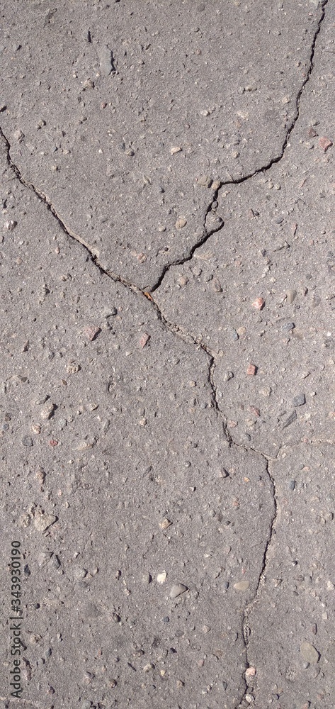 Obraz premium Crushed asphalt