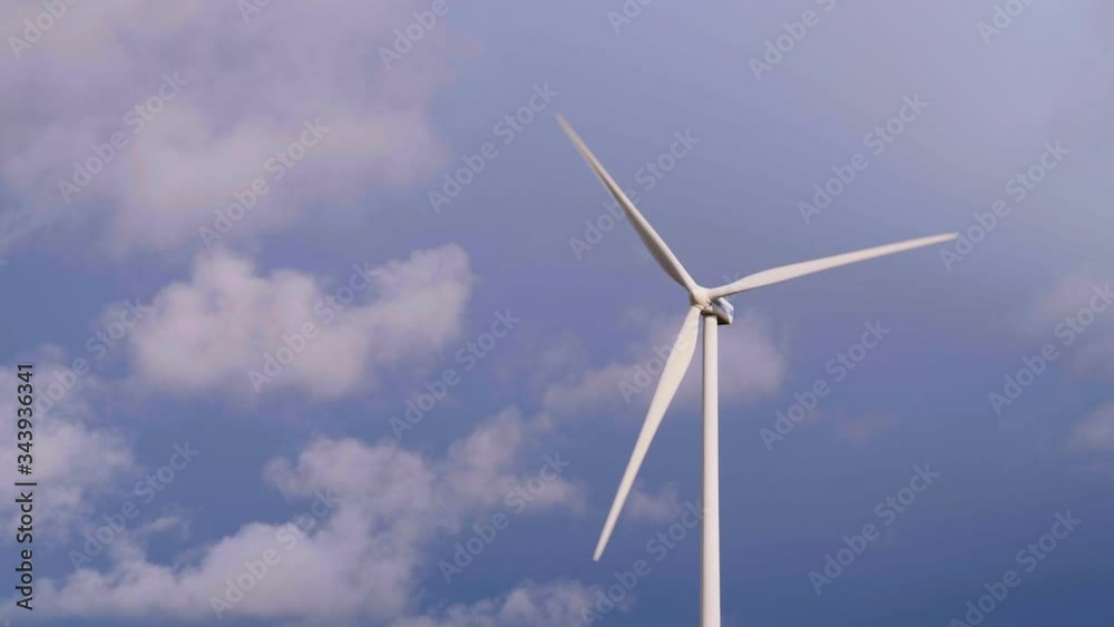 Large Wind Turbine generating green electricity Large Wind Turbine generating green electricity
