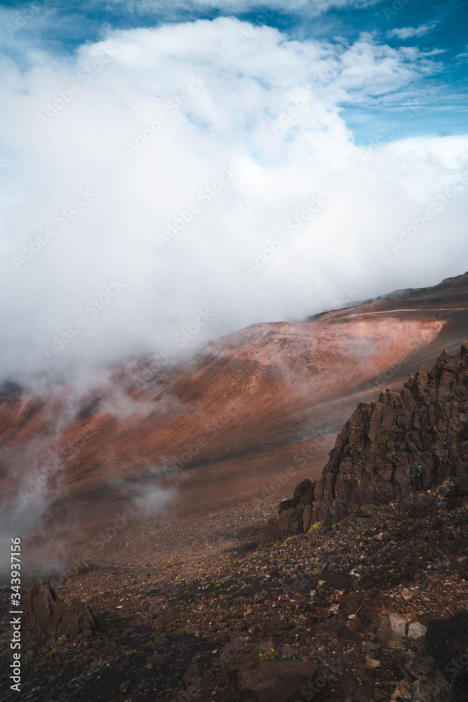 volcanic landscape in hawaii