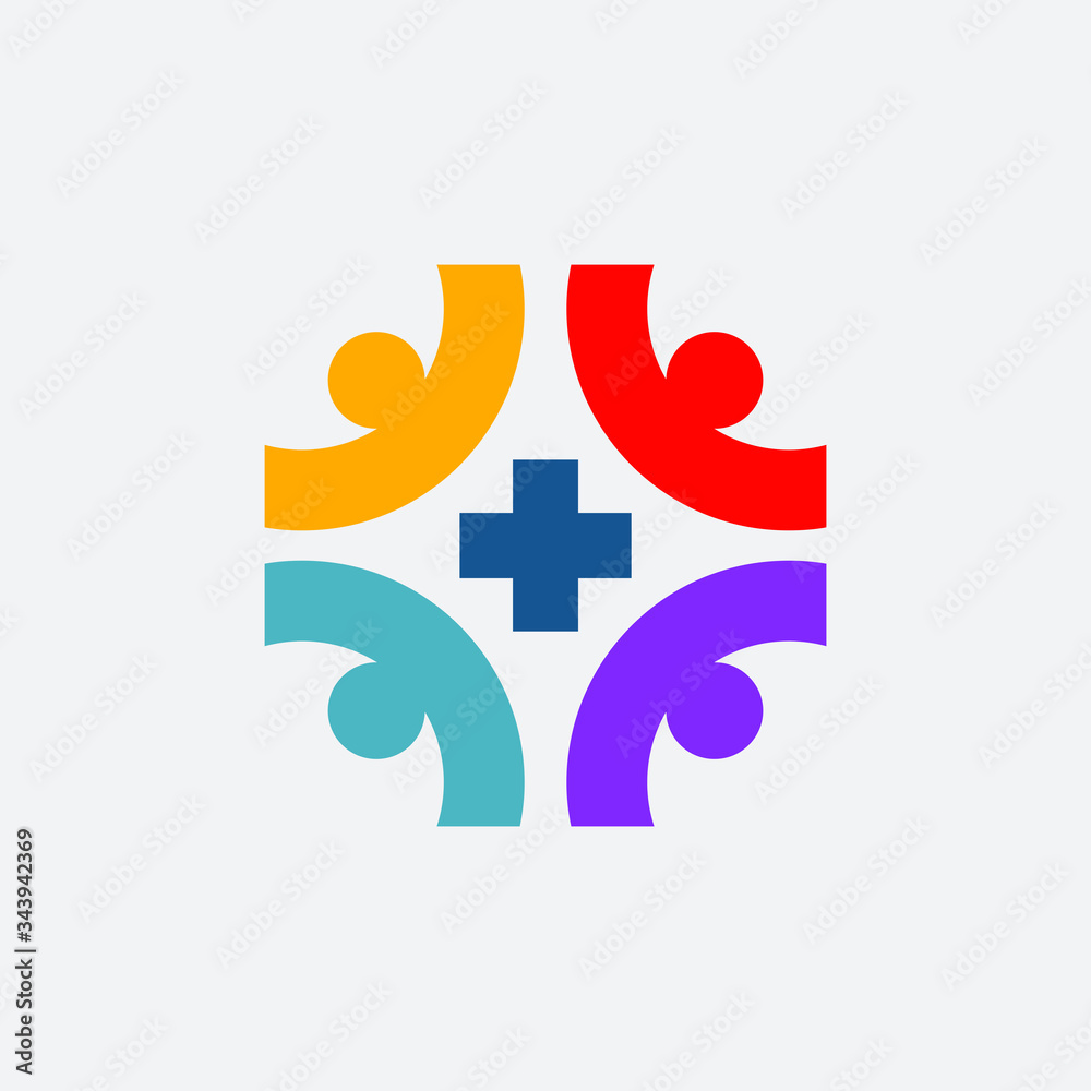 Obraz premium health education logo