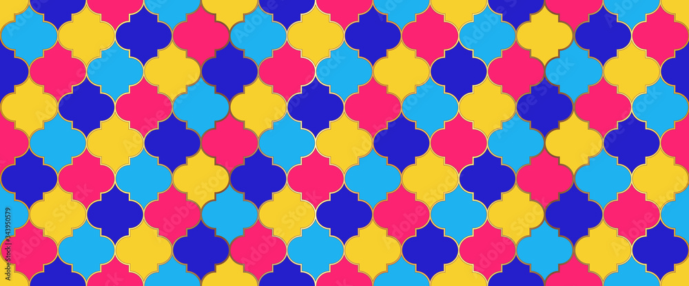 Moroccan Seamless Ornament Eid Mubarak Islam Background. Moroccan Seamless Moroccan Seamless Ornament Eid Mubarak Islam Background. Moroccan Seamless