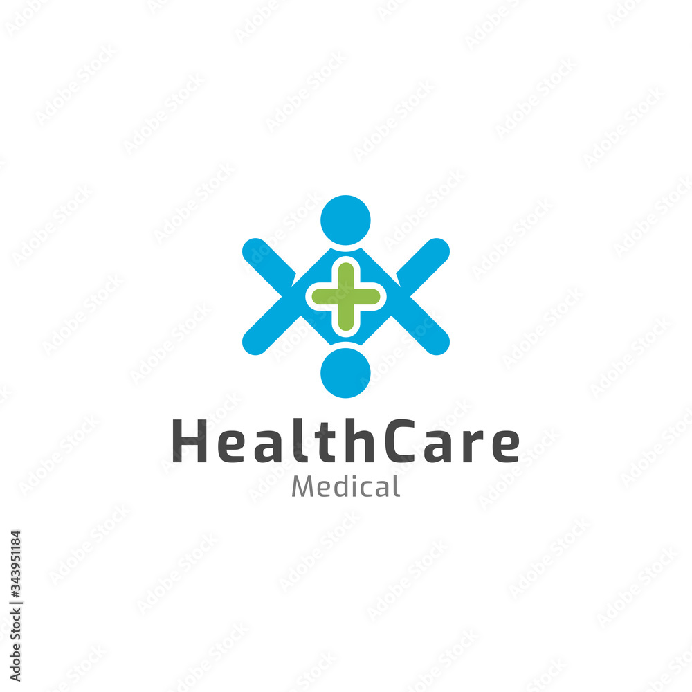 Healthcare logo design template. Vector illustration. Modern design Healthcare logo design template. Vector illustration. Modern design