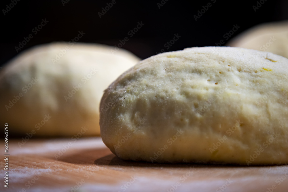 Scone yeast pasta dumpling resting and ready for frying Scone yeast pasta dumpling resting and ready for frying