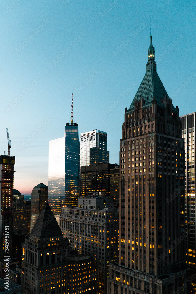 Obraz premium new york city skyline