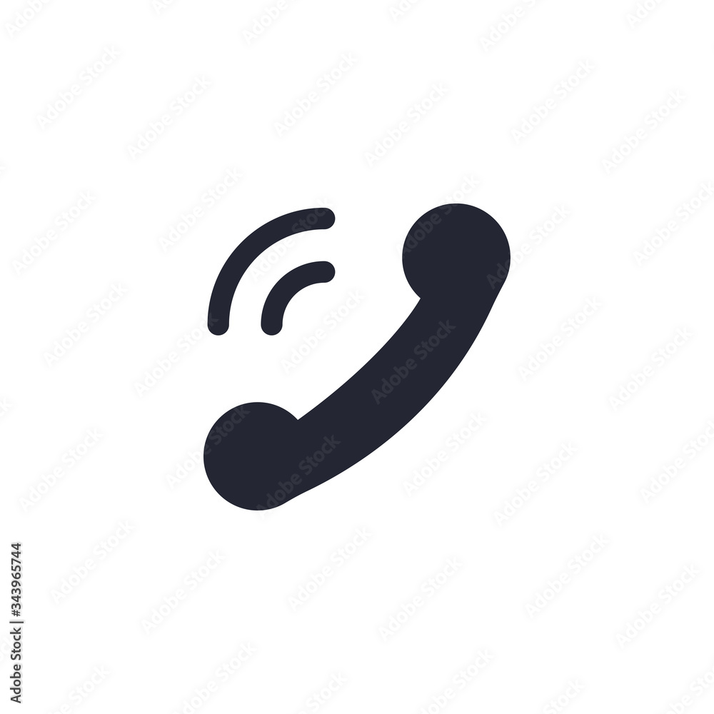 Phone calling icon vector Phone calling icon vector
