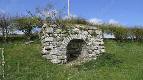 Lime kiln in Co Antrim Northern Ireland photo