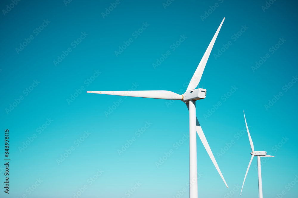 Windmills for electric power production in Spain. Windmills for electric power production in Spain.