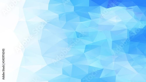 Diagonal Waiving Of Hexagon Structure With Dark And Light Sides Giving 3D Effect Looking Like A Glacier Melting In A Frozen Blue Ocean