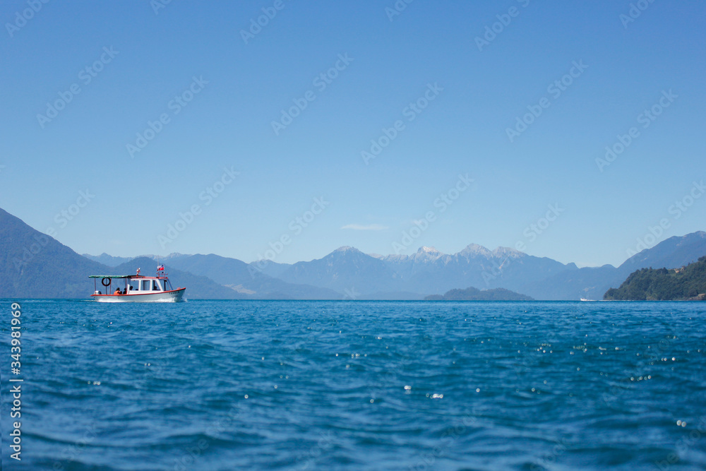 boat on the lake