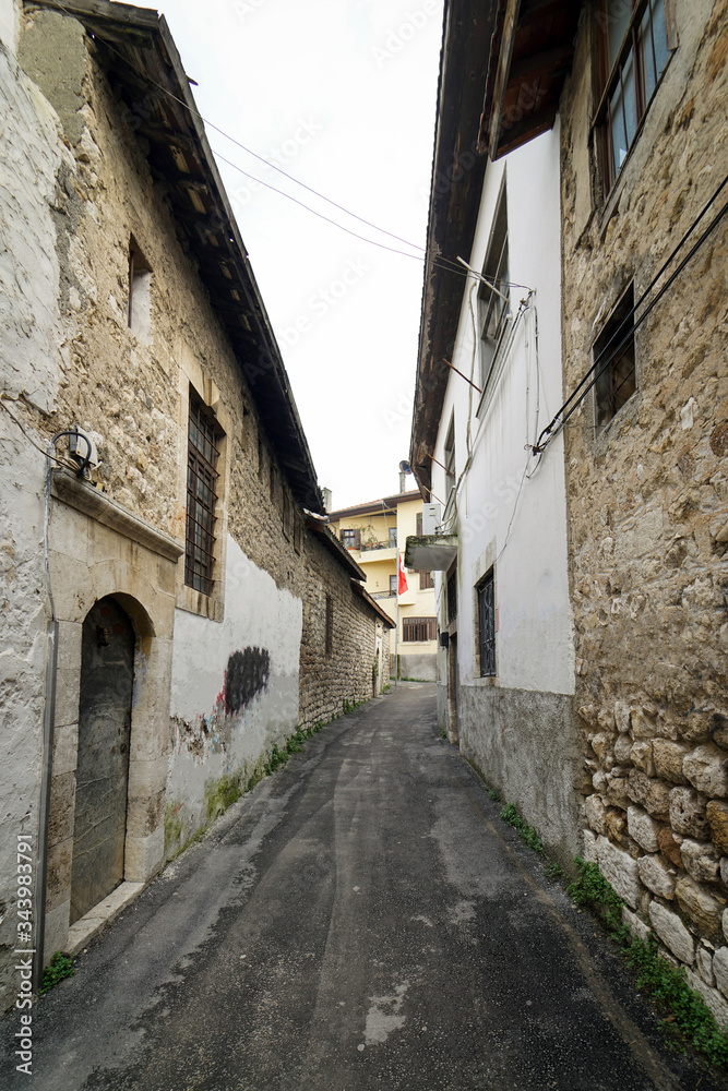 Daytime view of the streets of the historic city of Antioch