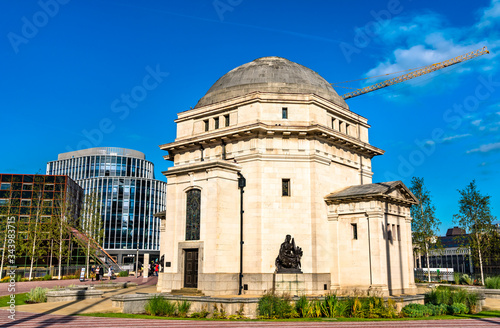 The Hall of Memory in Centenary Square - Birmingham, England photo