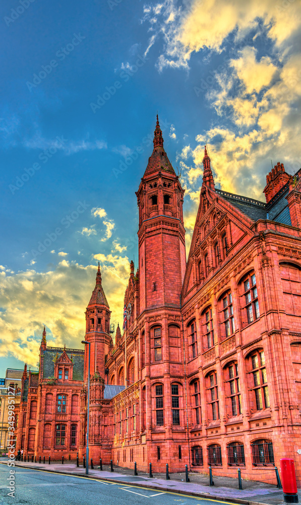 The Victoria Law Courts on Corporation Street in Birmingham, England