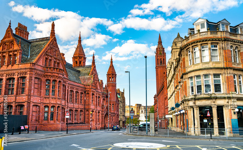 Methodist Central Hall and Victoria Law Courts  historic buildings in Birmingham  England