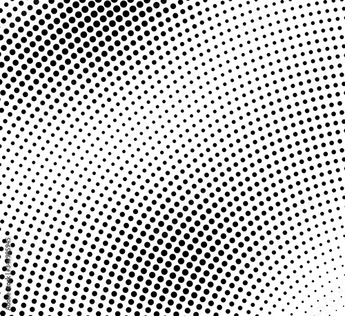 Abstract halftone background. Futuristic grunge pattern, circle of dots. Vector art texture for printing on posters, packages, wrapping paper