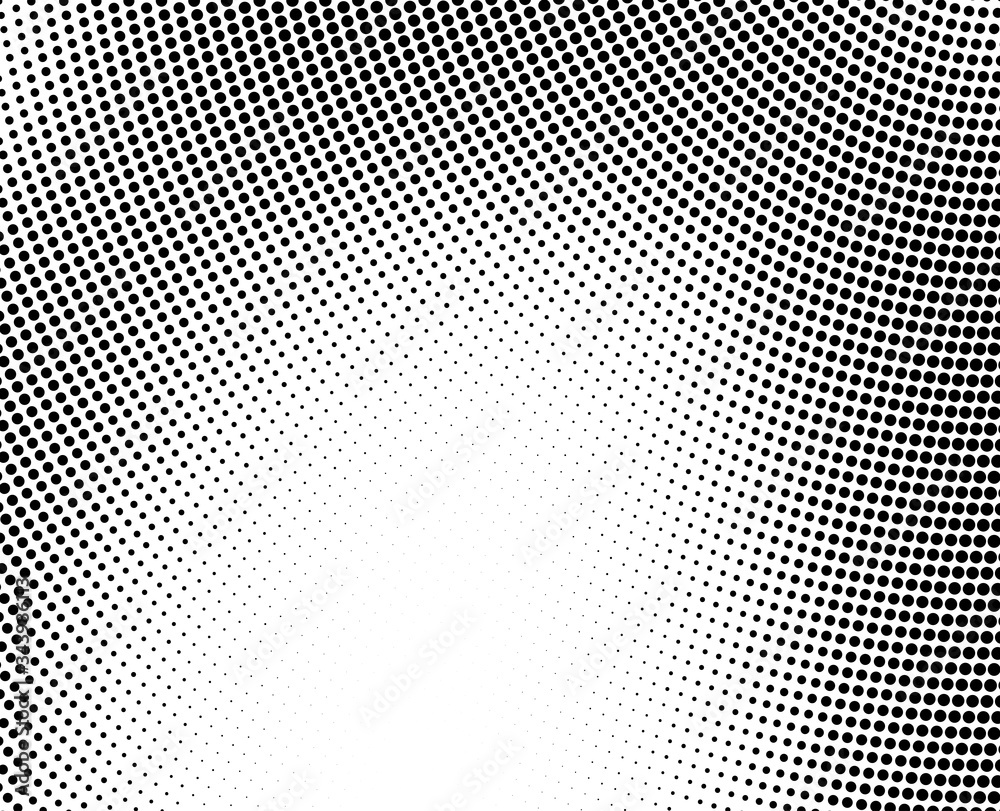 Abstract halftone background. Futuristic grunge pattern, circle of dots. Vector art texture for printing on posters, packages, wrapping paper