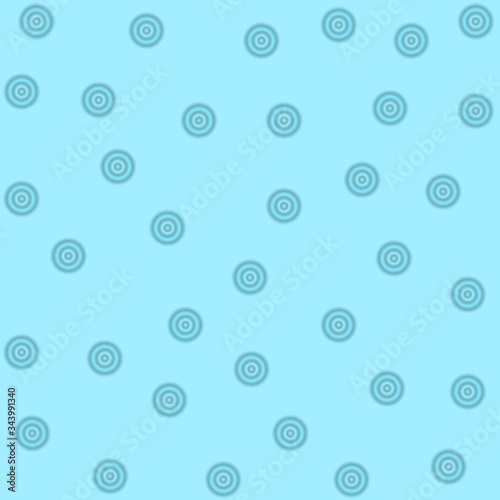 Simple blue pattern with circles, vector illustration.