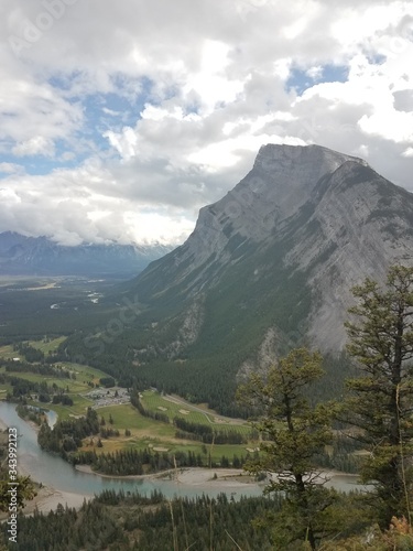 View from top of Tunnel Mountain in Banff, Canada 2