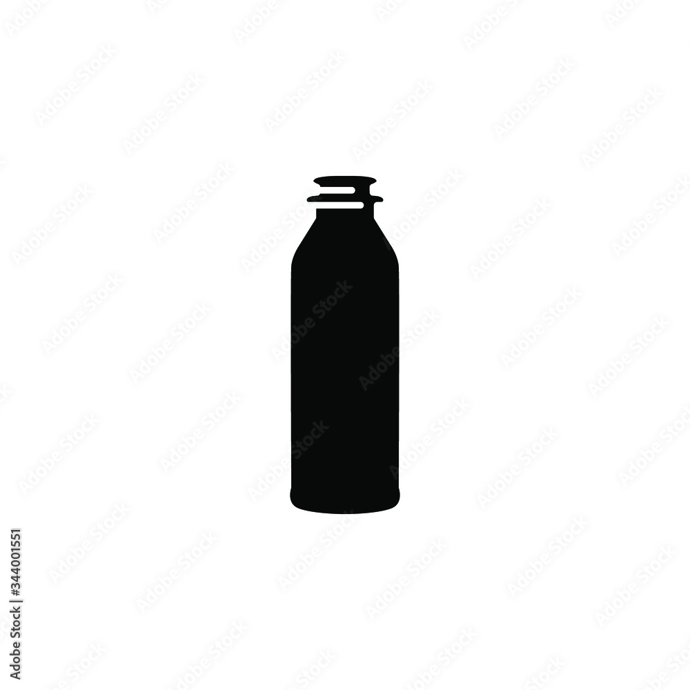 Milk bottle icon template Milk bottle icon template