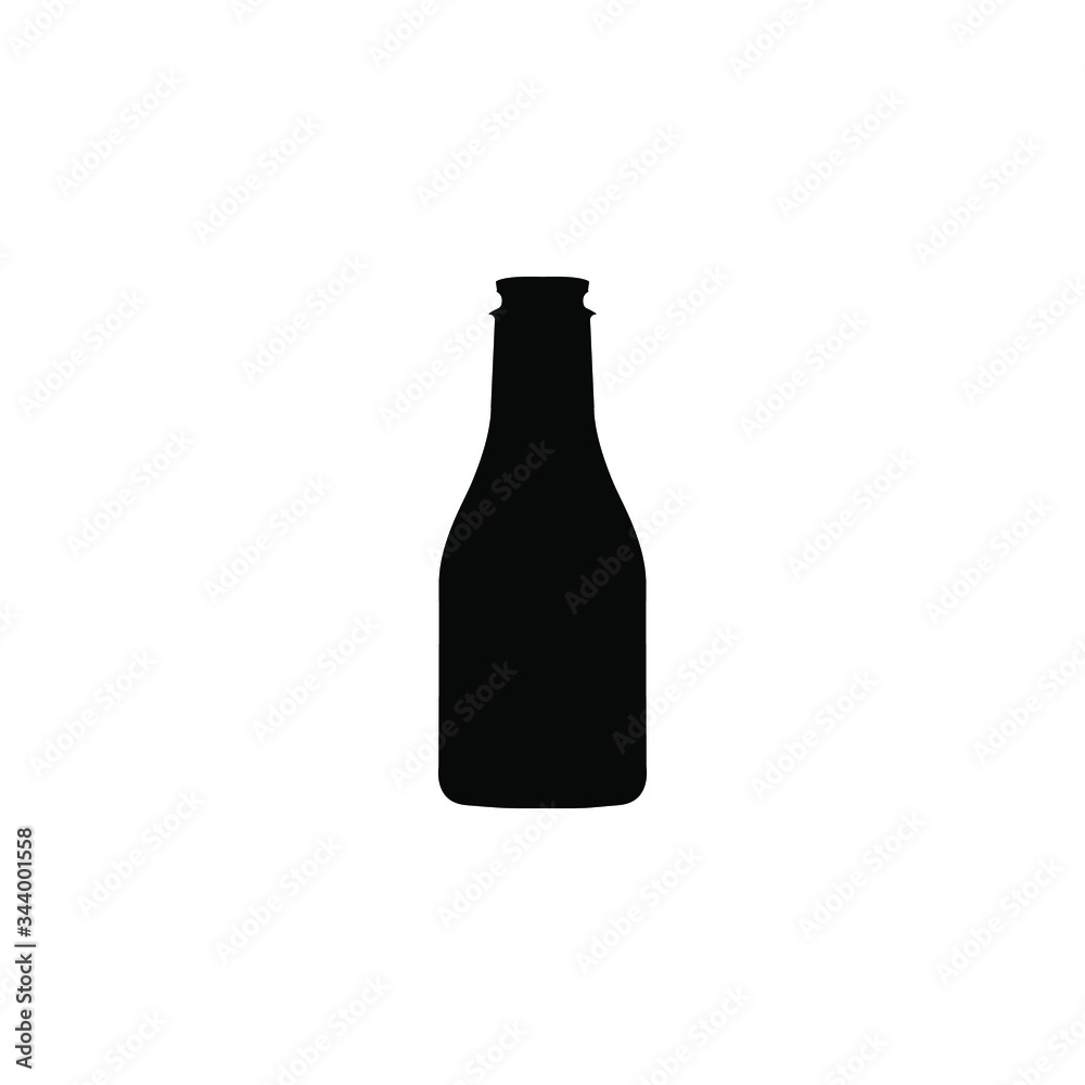 Milk bottle icon template Milk bottle icon template