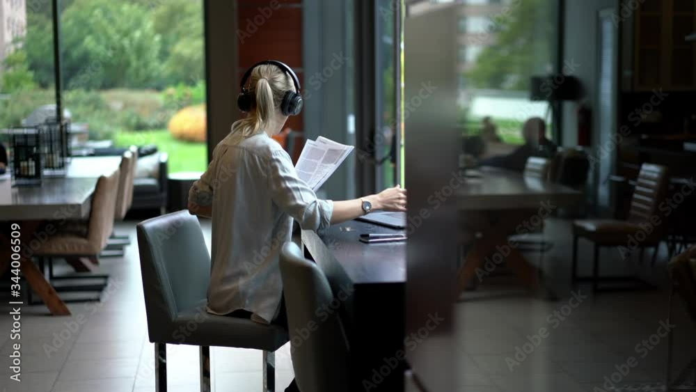 Skilled female programmer in bluetooth headphones for noise cancellation typing text for update computer system and database information for interface, concept of digital technology
Skilled female programmer in bluetooth headphones for noise cancellation typing text for update computer system and database information for interface, concept of digital technology
