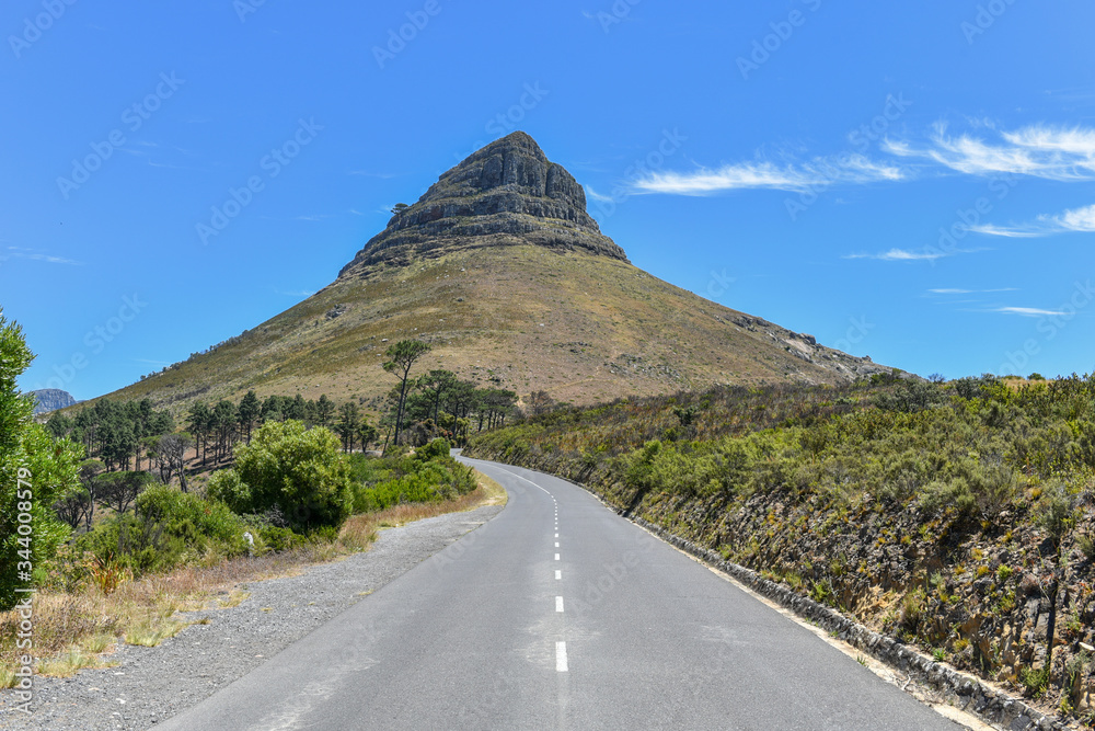 Lion's Head is a popular hiking destination in Cape Town, South Africa Lion's Head is a popular hiking destination in Cape Town, South Africa