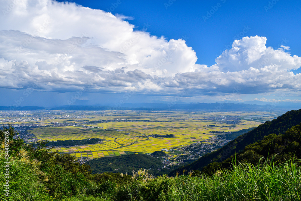 Naklejka premium 新潟平野